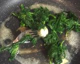 ほうれん草のにんにくバターソテー作り方2写真