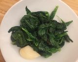 ほうれん草のにんにくバターソテー作り方3写真