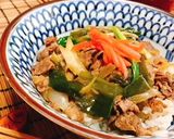 すき焼き風牛丼作り方8写真