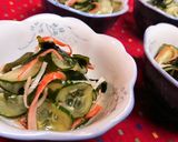 超簡単！【胡瓜とワカメの昆布ポン酢和え】作り方6写真