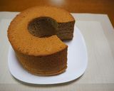 紅茶のシフォンケーキ 18cm 紙型作り方11写真