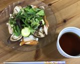ゆで麺とコンビニささみでサラダうどん作り方6写真