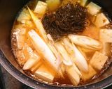 豆腐・もずくキムチスープ作り方2写真