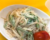 もやしとオクラのマヨポン酢和え。副菜に。作り方4写真