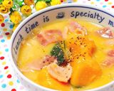 秋仕様☆かぼちゃのクリームシチュー☆作り方8写真