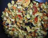 油揚げと夏野菜のドライカレー★肉なし作り方3写真