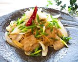 ◆豚バラ肉と新生姜の和風なペペロンチーノ作り方6写真