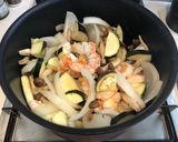 エビと夏野菜のまろやかカレー作り方2写真
