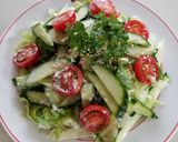 サラダうどん♡ごまマヨだれで作り方4写真