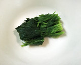 簡単！ほうれん草&コーンの塩昆布和え作り方1写真