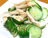 簡単！サラダチキンときゅうりのナムル風作り方3写真
