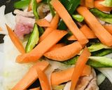 豚コマ肉のはちみつ＆オイスターソース炒め作り方2写真