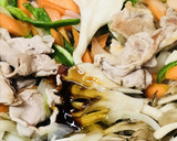 豚コマ肉のはちみつ＆オイスターソース炒め作り方3写真