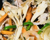 豚コマ肉のはちみつ＆オイスターソース炒め作り方4写真