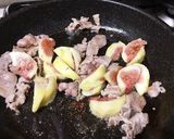 ☆簡単お手軽☆豚肉とイチヂクのポン酢炒め作り方3写真