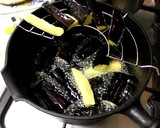 揚げナスと納豆と温玉ぶっかけ冷やしうどん作り方2写真