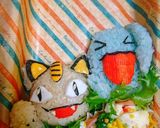 ポケモン『ニャース♡ソーナンス』弁当♡作り方21写真