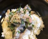 しめ鯖 大葉 ガリのさっぱり丼物作り方6写真