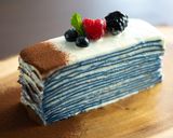 夏の青いミルクレープ ホワイトチョコ仕立作り方32写真