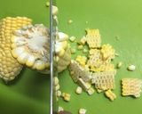 炊飯器まかせ♪とうもろこしごはん作り方3写真
