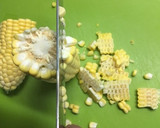 炊飯器まかせ♪とうもろこしごはん作り方3写真