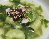ズッキーニとハムの冷たいスープ作り方4写真