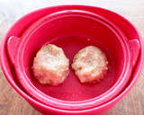 簡単！つくねとなすとトマトの味噌スープ作り方3写真
