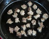 半熟卵とろ~!合い挽き肉のソース焼きめし作り方2写真