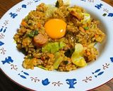 いい香りで食欲UP☆簡単カレーチャーハン作り方10写真