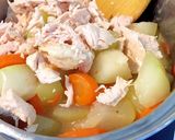 冬瓜と蒸し鶏のあんかけ作り方7写真