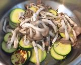 ズッキーニとしょうが焼肉 簡単作り方2写真