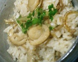 ホタテとなめたけの簡単炊き込みご飯作り方4写真