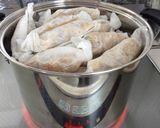ミックスベジ、挽肉で簡単ひと口ちまき!作り方6写真
