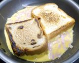 簡単ランチ！塩ハーフフレンチトースト作り方3写真