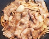 ぽん酢であっさり豚バラ生姜焼き☆作り方3写真