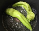 万願寺とうがらしの揚げ浸し作り方1写真