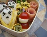 お弁当に♪バラ？！なハム♪作り方3写真