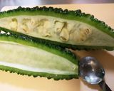 苦くない！ゴーヤとスパムのかき揚げ作り方1写真