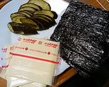 チーズとぬか漬けきゅうりのおつまみ作り方1写真