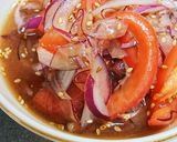 トマトと玉ねぎの酢醤油和え作り方6写真