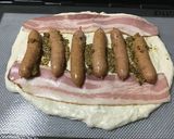 捏ねないパン⭐︎ソーセージ入り作り方4写真