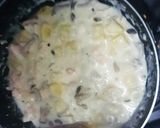 鶏肉とじゃがいも、しめじのホワイトドリア作り方4写真