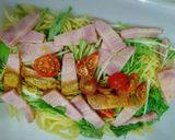 レンチン♥ベーコンと水菜のカレー焼きそば作り方6写真