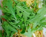 レンチン♥ベーコンと水菜のカレー焼きそば作り方8写真