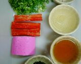 レンチン♥かまぼことカニカマの塩焼きそば作り方1写真