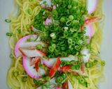 レンチン♥かまぼことカニカマの塩焼きそば作り方4写真