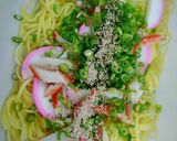 レンチン♥かまぼことカニカマの塩焼きそば作り方5写真
