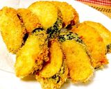 パン粉に粉チーズを混ぜた☆なすフライ作り方5写真