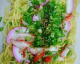 レンチン♥かまぼことカニカマの塩焼きそば作り方6写真