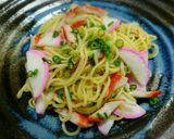 レンチン♥かまぼことカニカマの塩焼きそば作り方8写真